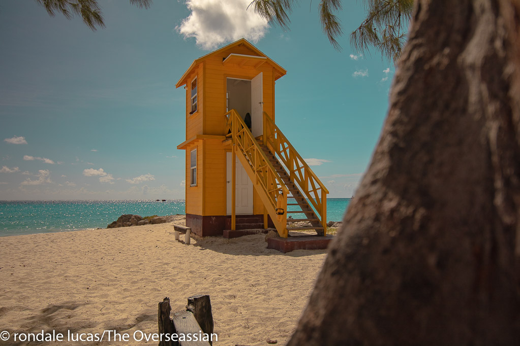 The lifeguard Station at Enterprise Beach,Barbados.
