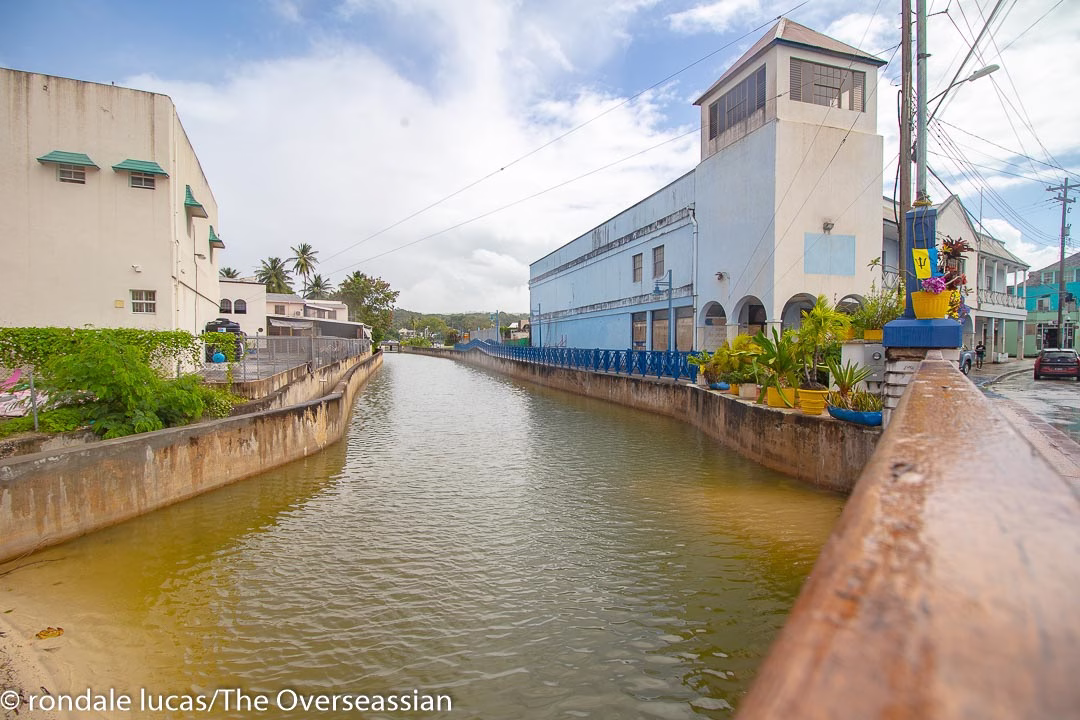 The canal in Speightstown St Peter Barbados